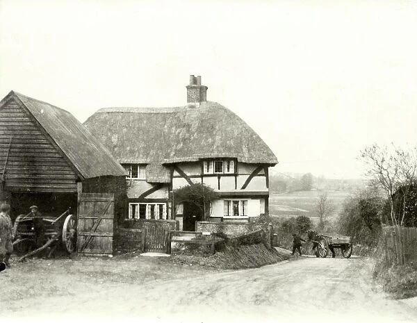 Old Cottage at Houghton, 1932