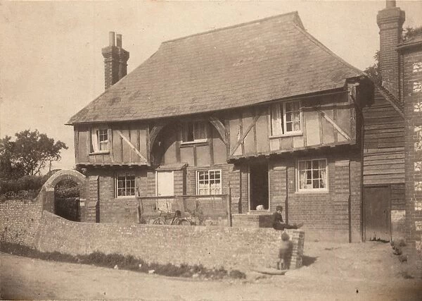 An old house in Steyning, 1912