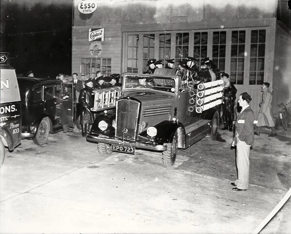 Petworth Fire Brigade at blackout, July 1939