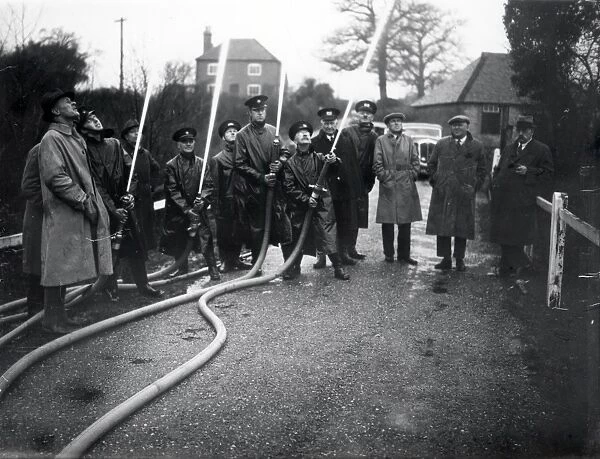 Petworth R. D. C. Fire Brigade Demonstration - January 1939