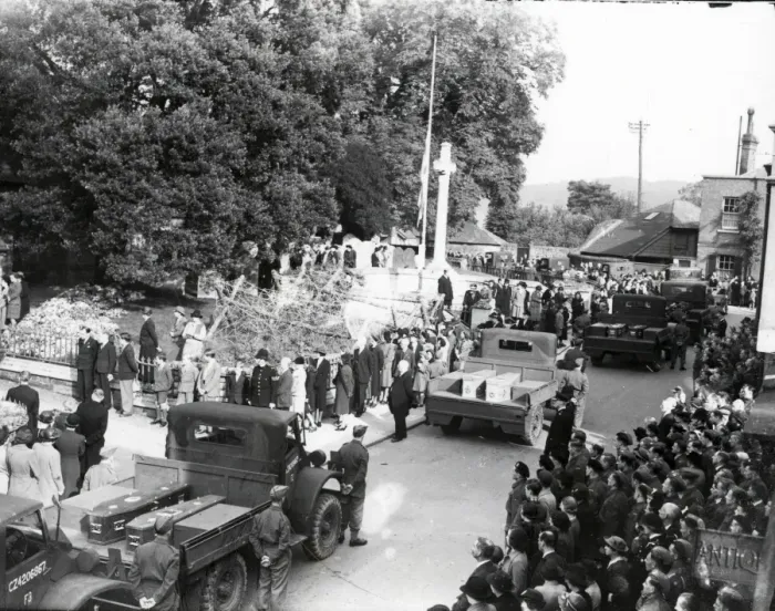 Framed Print : Petworth School Bombing Funeral - September 1942 Framed Print : Petworth School Bombing Funeral - September 1942