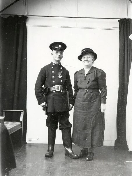 Portrait of a Fireman and his wife - October 1940