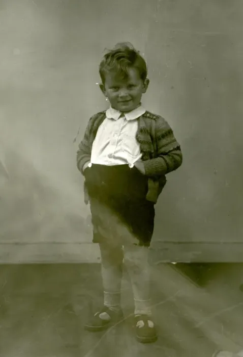 Framed Print : Portrait of a young boy - April 1948 Framed Print : Portrait of a young boy - April 1948