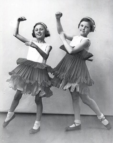 Portrait of two young dancers - April 1939