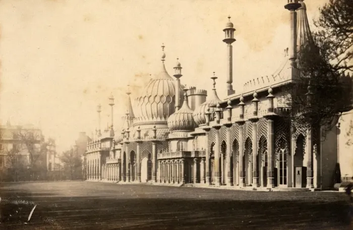 Framed Print : The Royal Pavilion at Brighton, 8 April 1893 Framed Print : The Royal Pavilion at Brighton, 8 April 1893