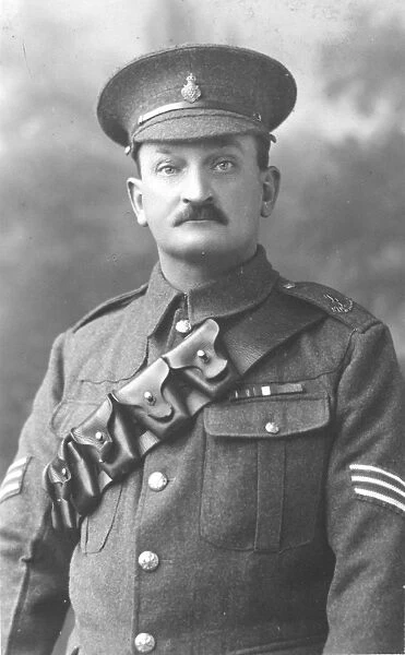 RSR 16th Battalion, Sussex Yeomanry, portrait of a Sergeant