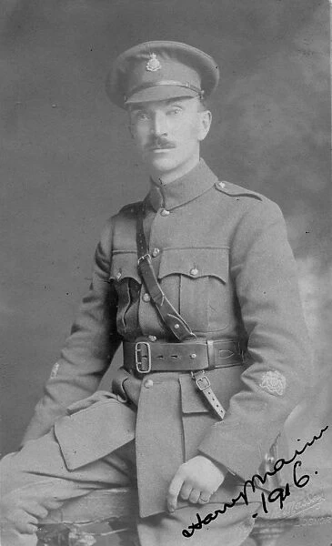 RSR 16th Battalion, Sussex Yeomanry, soldier portrait Harry