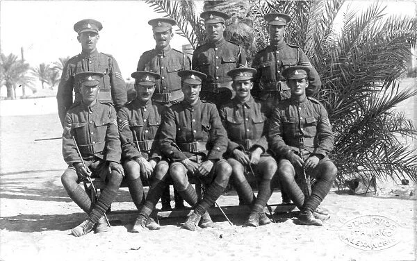 RSR 16th Battalion, Sussex Yeomanry, C Company Sergeant and B Company CSMs