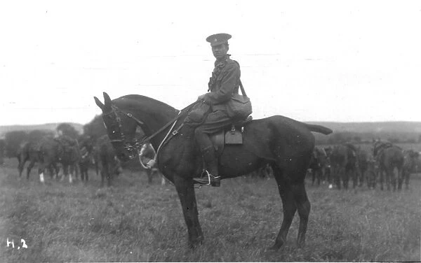 RSR 16th Battalion, Sussex Yeomanry, soldier mounted