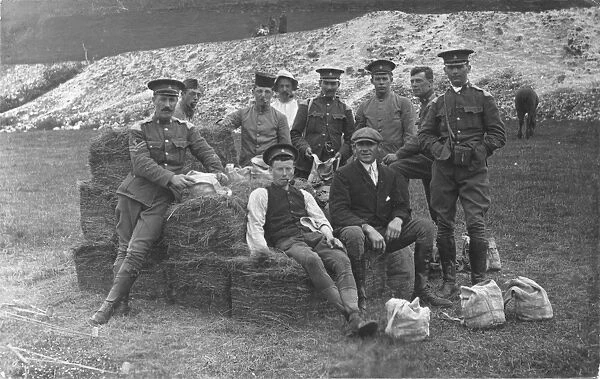 RSR 16th Battalion, Sussex Yeomanry, near Eastbourne, 1908