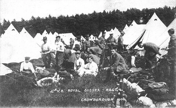 RSR 16th Battalion, Sussex Yeomanry, Crowborough camp, 1906