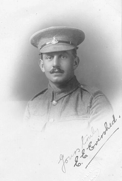 RSR 16th Battalion, Sussex Yeomanry, E.E. Evershed portrait