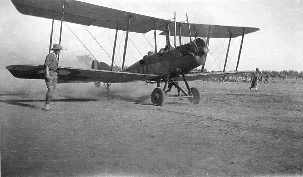 RSR 2 / 6th Battalion, Biplane at Tank, North-West Frontier 1917
