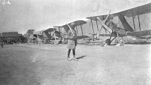 RSR 2 / 6th Battalion, Biplanes at Tank, North-West Frontier 1917
