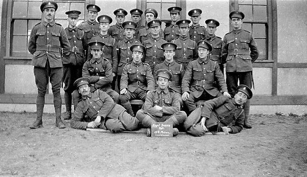 RSR 2  /  6th Battalion, Chiseldon - 15th platoon D Company, 1916
