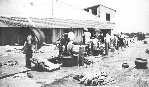 RSR 2  /  6th Battalion, Dobi Ghat, washing clothes, Cornwallis Barracks, Bangalore