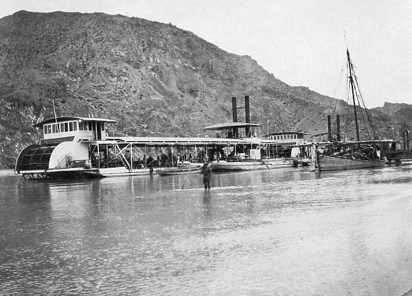 RSR 2 / 6th Battalion, Ferry boat, River Indus 1917