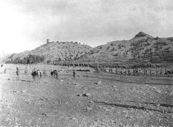 RSR 2 / 6th Battalion, Mahsud look-out tower near Ispana Raghza, 1917