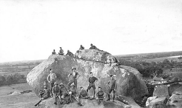RSR 2  /  6th Battalion, Monkey Rocks, near Hebal Camp, 1916