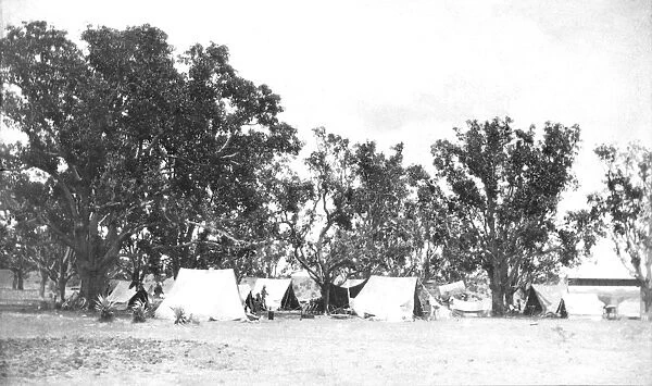 RSR 2  /  6th Battalion, Officers tents, Shimsha River