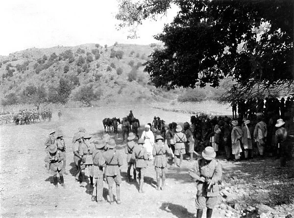 RSR 2 / 6th Battalion, Peace meeting breaking up at Bogi Khel, 1917