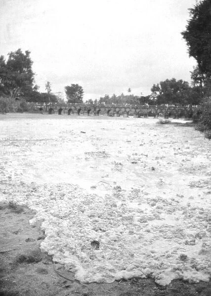 RSR 2  /  6th Battalion, River coming down after rain, Closepet