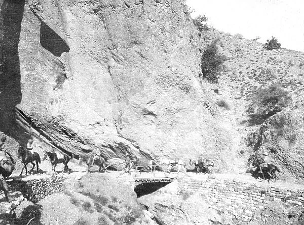 RSR 2 / 6th Battalion, Road made from Khirgi to Jandola during operations by W.F.F. 1917