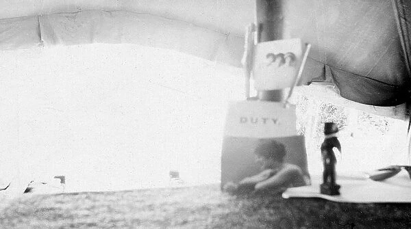 RSR 2  /  6th Battalion, Soldier in tent under Duty, Dalhousie 1918