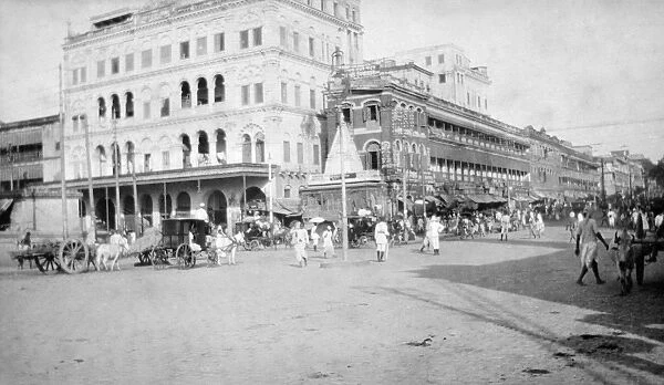 RSR 2  /  6th Battalion, Street scene, Calcutta 1916