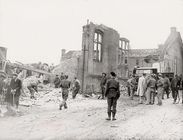 Ruins of Petworth boys school, 29th September 1942