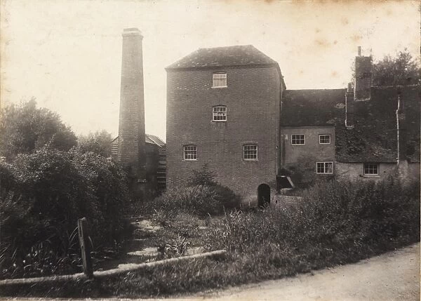 Runcton Mill, 1902. Front view of the mill and surrounding buildings