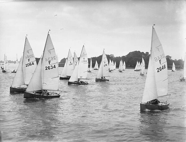 Sailing Regatta, Apuldram, 24 Aug 1962
