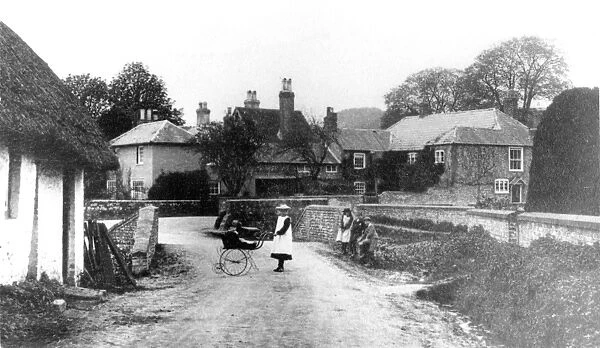 Scene in Singleton village street, date unknown