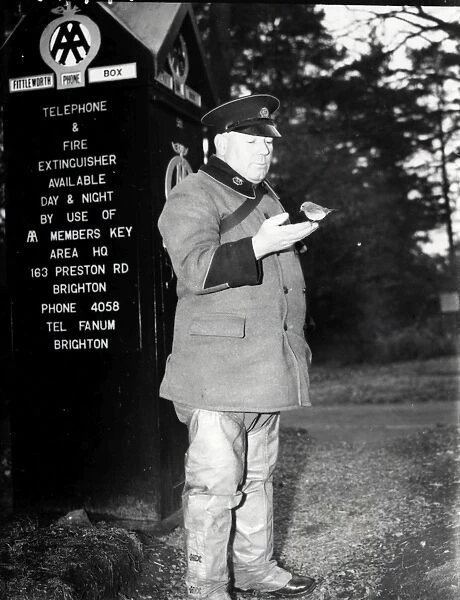 a Scout with Robin - January 1939