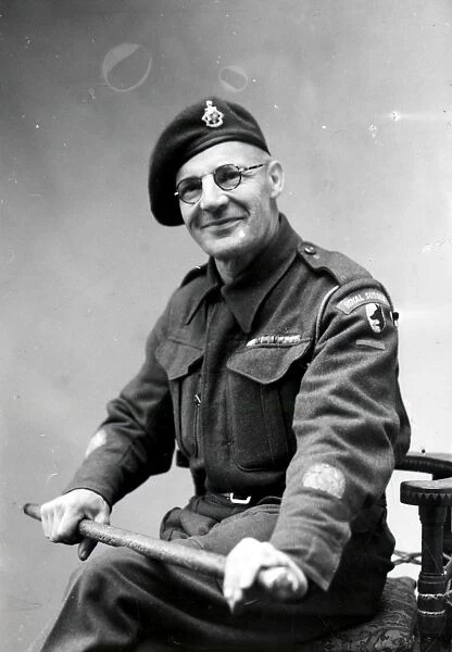 A smiling Sergeant Major - December 1944