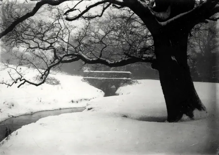 Framed Print : Snow Scene - January 1940 Framed Print : Snow Scene - January 1940