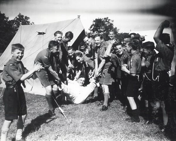 Southwick Scouts in Camp at Burton - September 1946