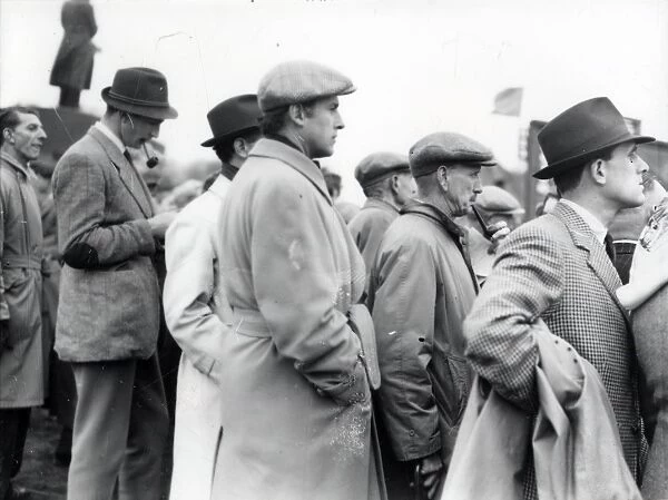 Stewart Granger at Cowdray Point to Point - April 1947