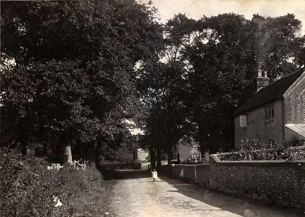 Stoughton, 1907. A view along the road in the village
