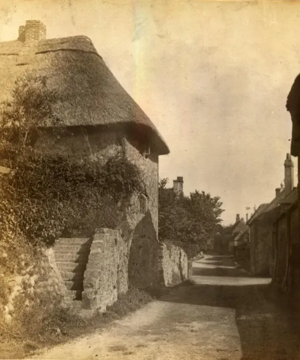 Framed Print : Street in Amberley, 1908 Framed Print : Street in Amberley, 1908