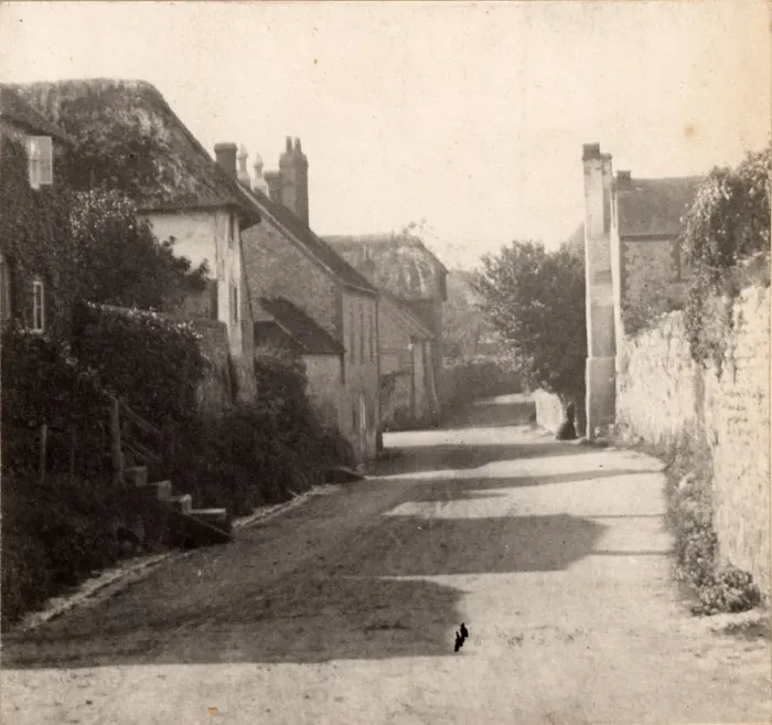 Framed Print : Street in Amberley, 1908 Framed Print : Street in Amberley, 1908