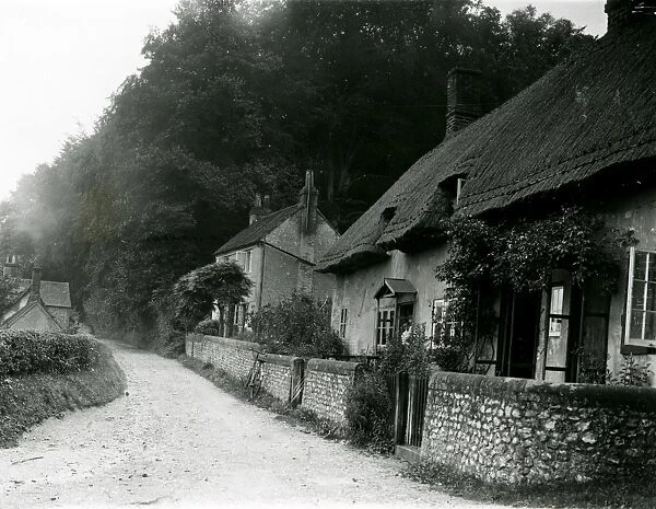 Thatched cottage in the village of Hambledon, Hampshire, September 1938
