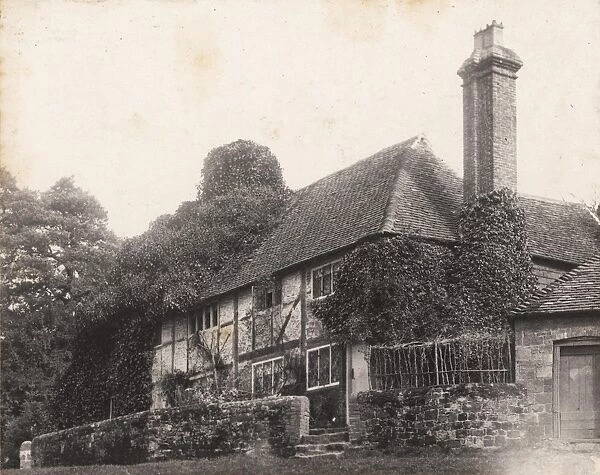 A timber framed cottage in Stedham, 1903