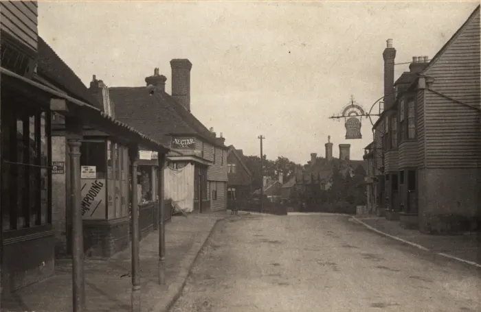 Framed Print : Wadhurst village street, 1907 Framed Print : Wadhurst village street, 1907
