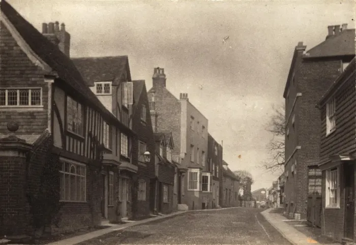 Framed Print : Watchbell Street at Rye, 1907 Framed Print : Watchbell Street at Rye, 1907