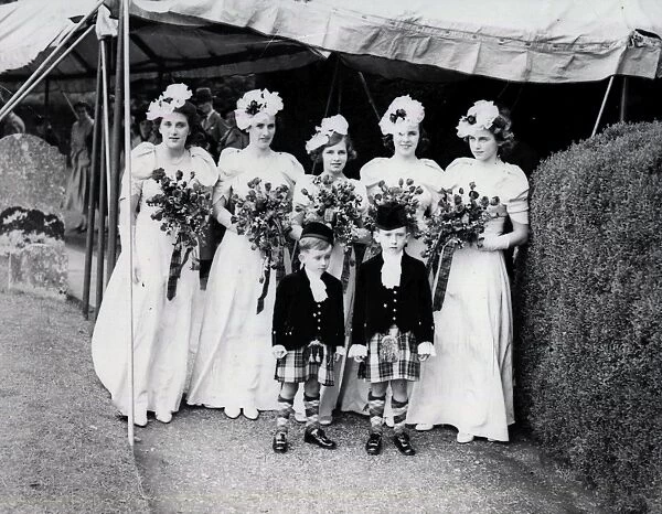 Wedding Attendants - July 1939