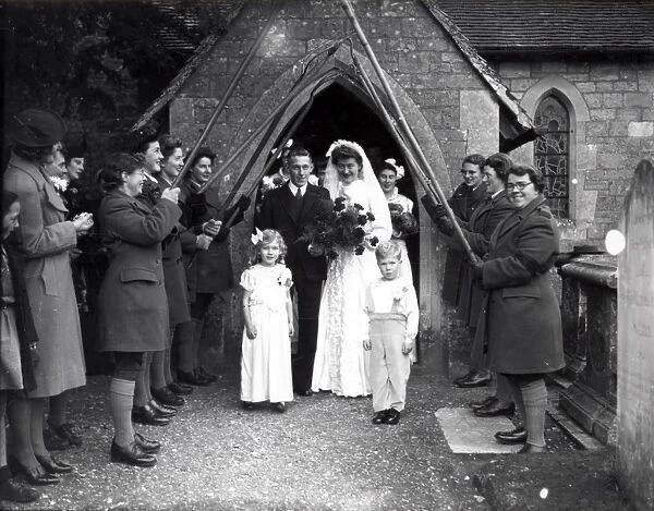 Wedding, Fittleworth, 20th November 1943