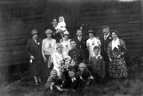 Wedding group, 15th October 1927