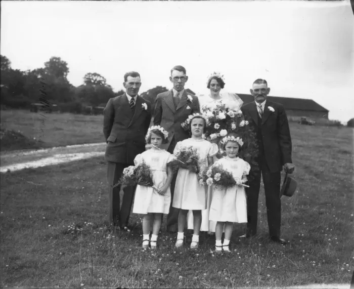 Framed Print : Wedding group, August 1939 Framed Print : Wedding group, August 1939