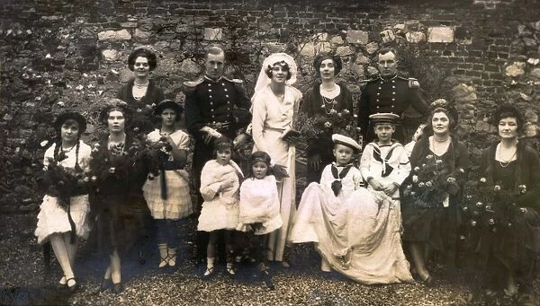 Wedding Group at Chichester Cathedral, 1930